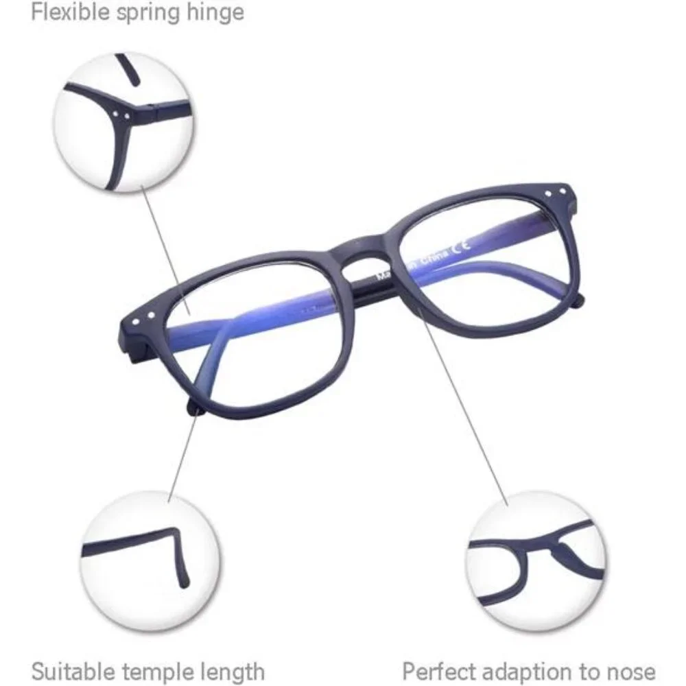 Kids Blue Light Blocking Computer Glasses UV Protection Anti Eyestrain Lens Boys